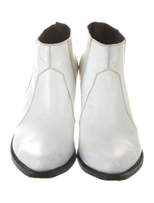 Celine Leather Patterned Western Boots