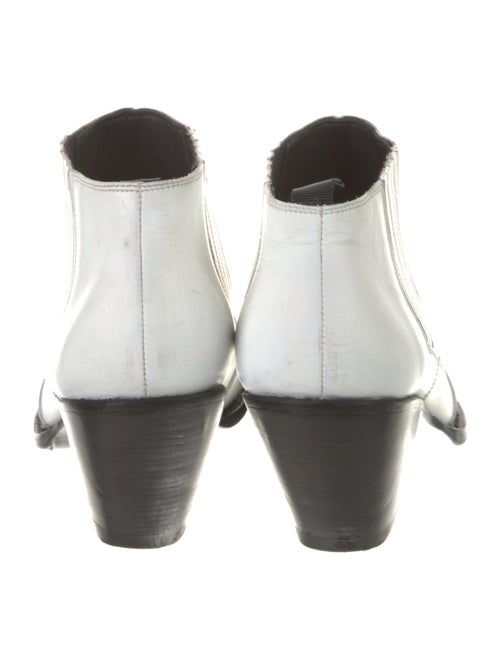 Celine Leather Patterned Western Boots