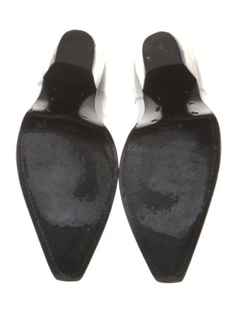 Celine Leather Patterned Western Boots