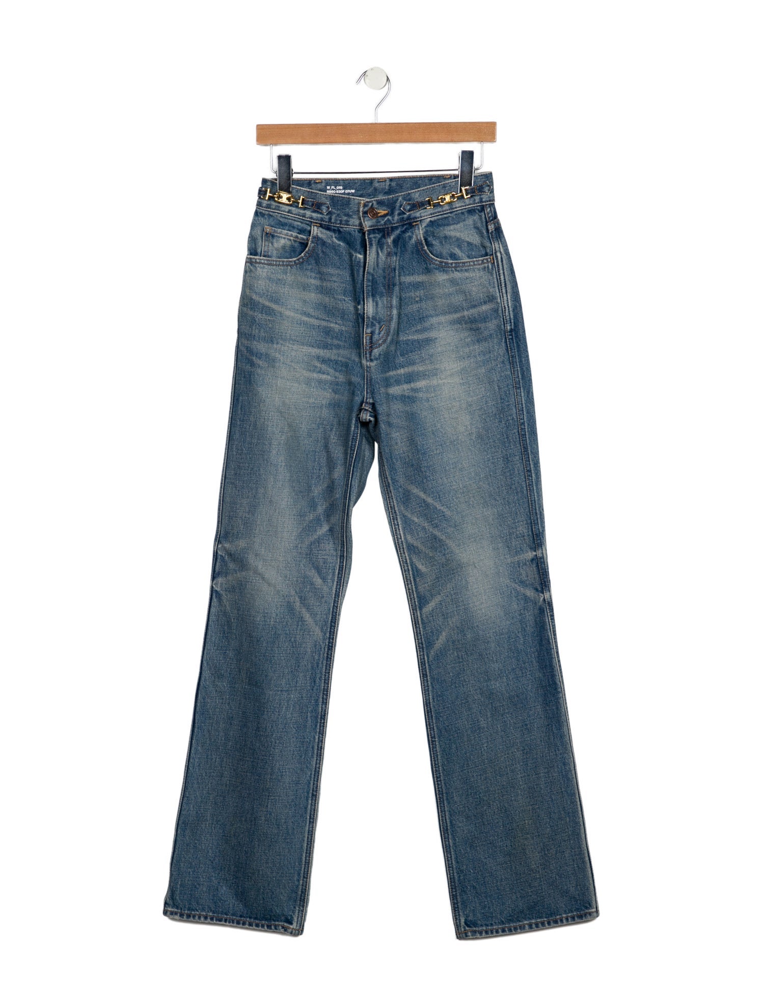 Celine High-Rise Wide Leg Jeans