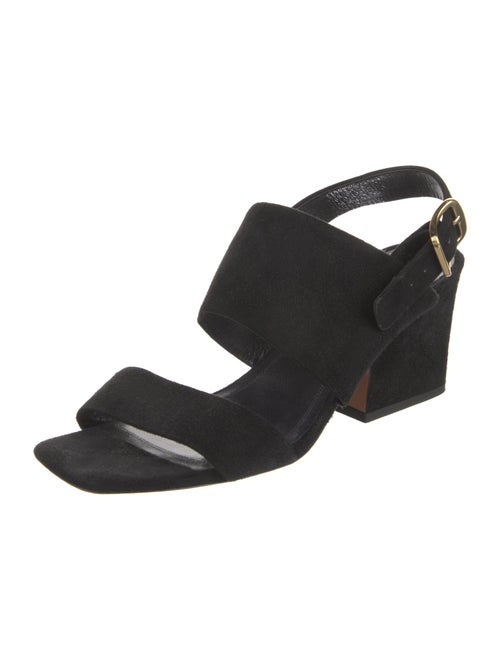 Celine Suede Slingback Sandals