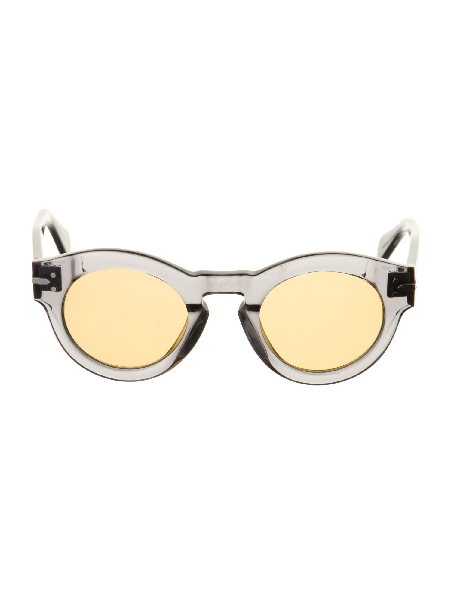 Celine Round Mirrored Sunglasses