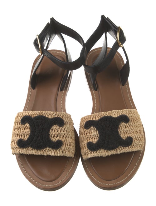 Celine Lympia Leather Espadrilles
