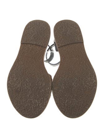 Celine Lympia Leather Espadrilles