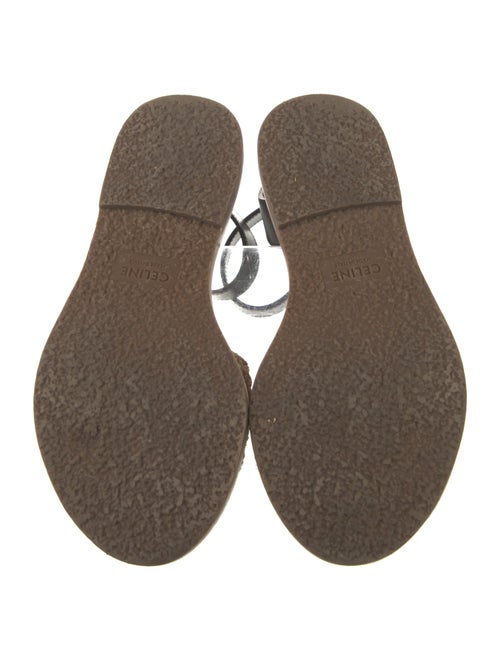 Celine Lympia Leather Espadrilles