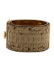 Celine Python Manchette Hinged Bangle Bracelet