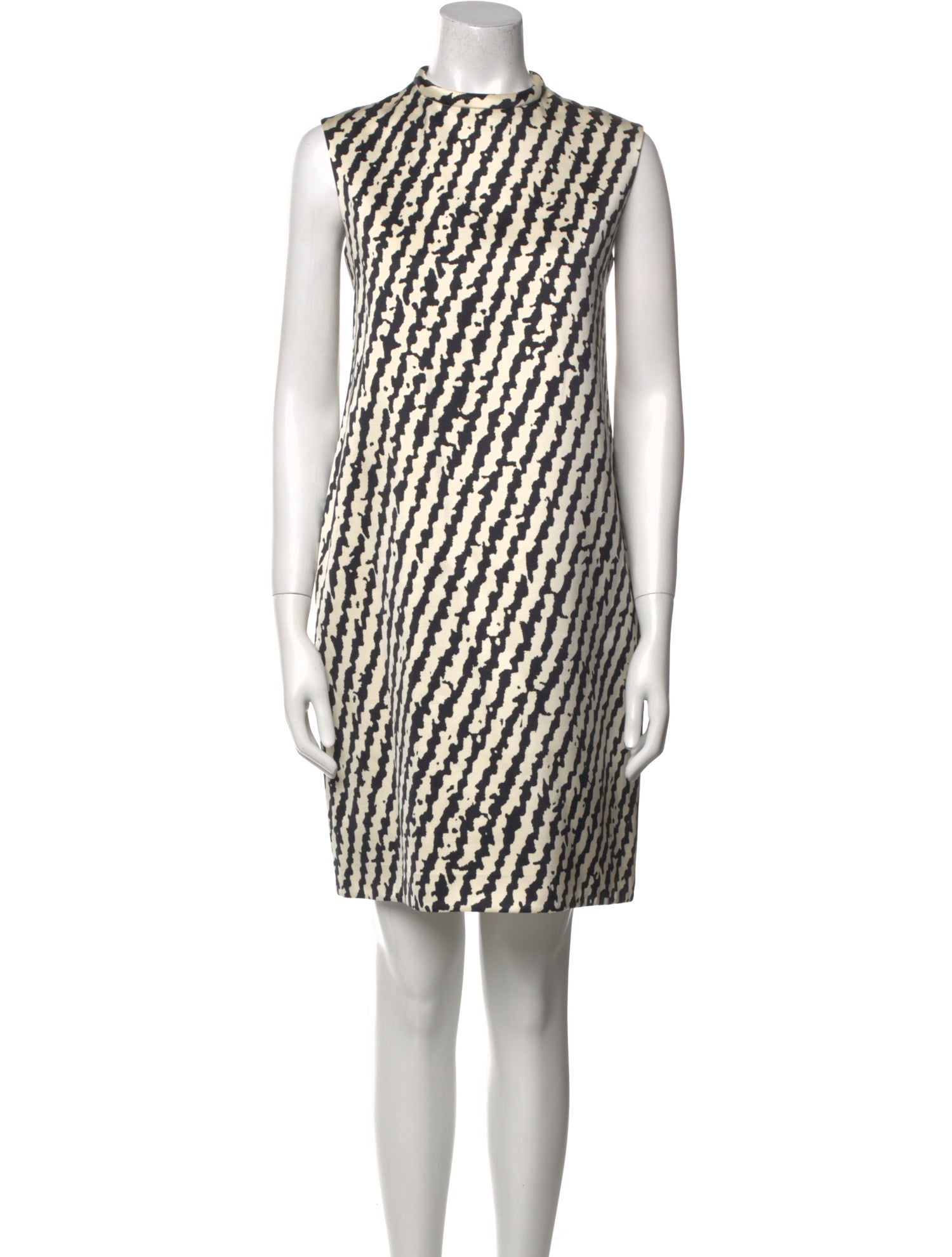 Celine Silk Knee-Length Dress