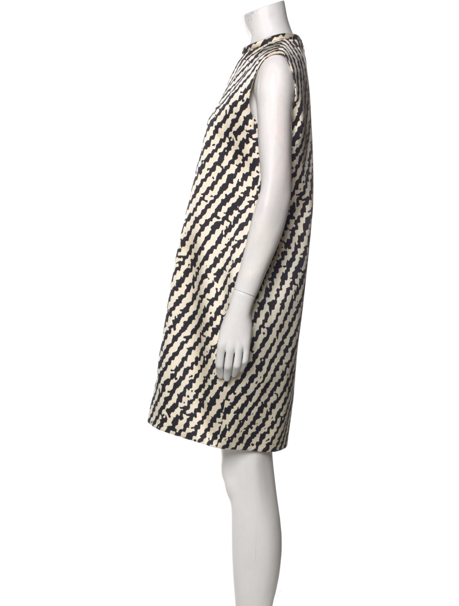 Celine Silk Knee-Length Dress