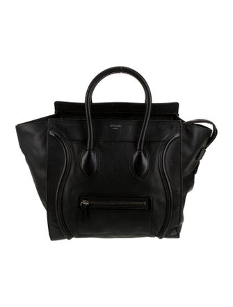 Celine Leather Luggage Mini