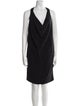 Celine Cowl Neck Knee-Length Dress