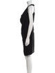 Celine Cowl Neck Knee-Length Dress