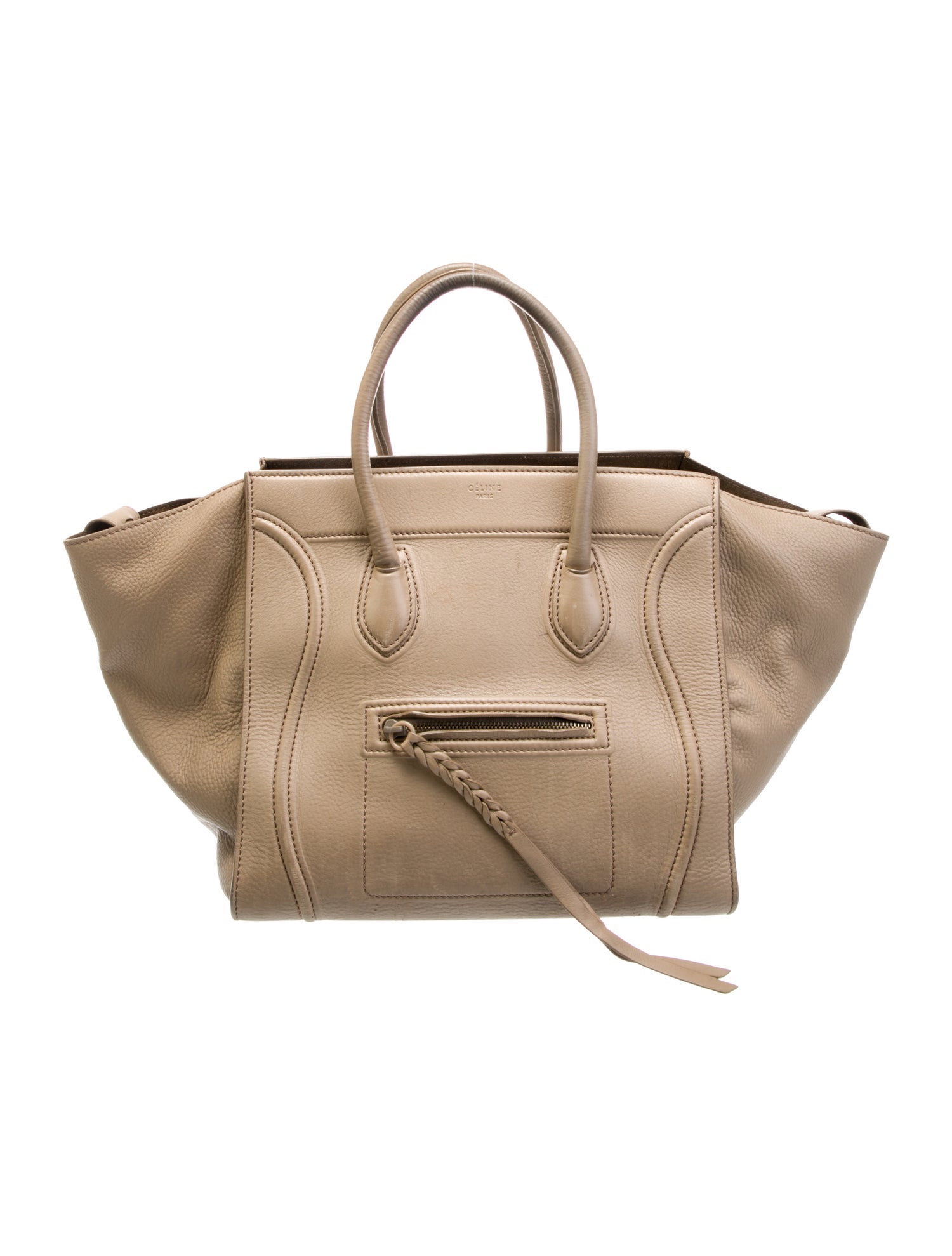Celine Leather Luggage Phantom Medium
