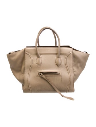 Celine Leather Luggage Phantom Medium
