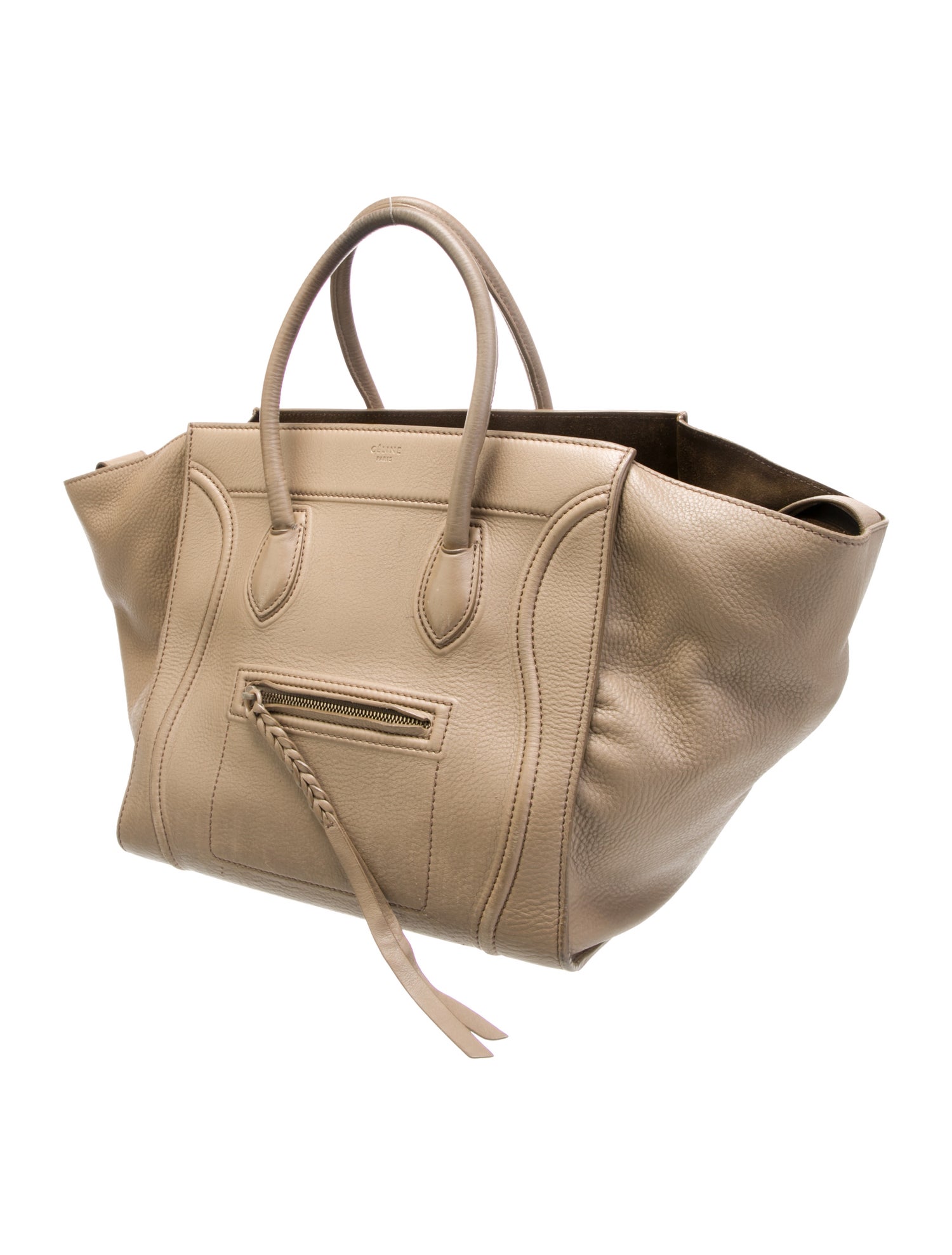 Celine Leather Luggage Phantom Medium