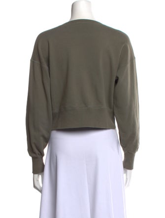 Celine Graphic Print Crew Neck Sweatshirt