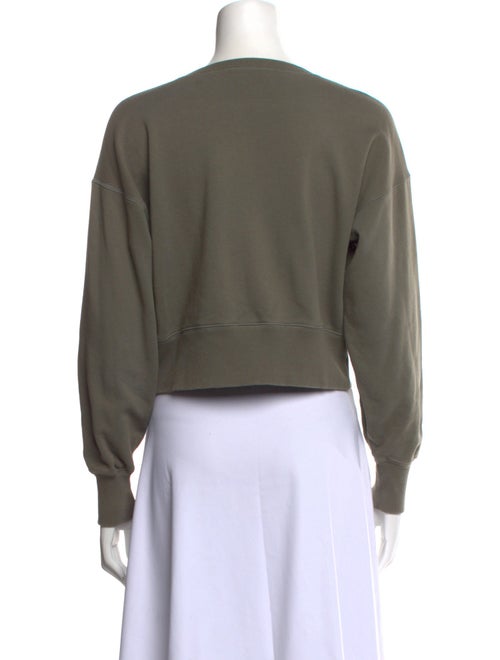 Celine Graphic Print Crew Neck Sweatshirt