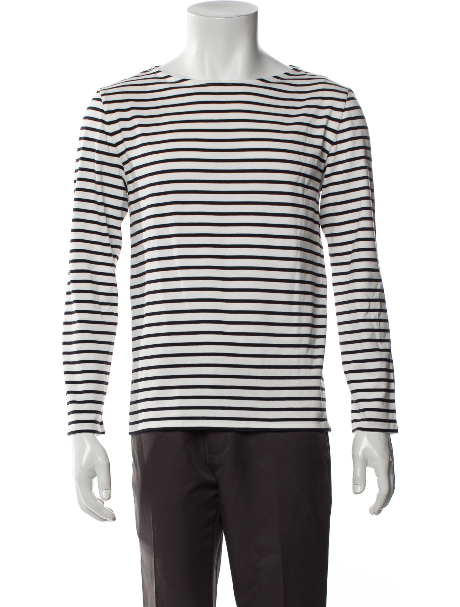 Celine Striped Crew Neck T-Shirt