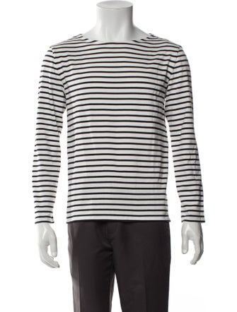 Celine Striped Crew Neck T-Shirt