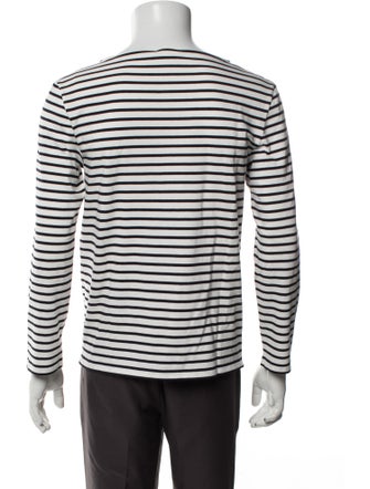 Celine Striped Crew Neck T-Shirt