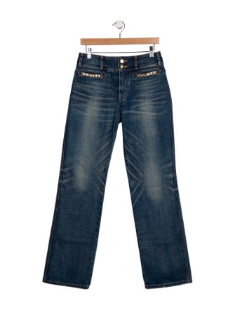 Celine High-Rise Wide Leg Jeans