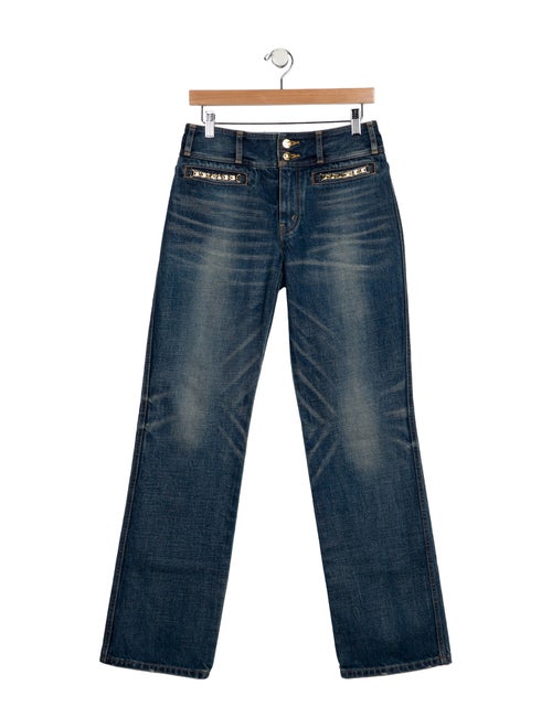 Celine High-Rise Wide Leg Jeans