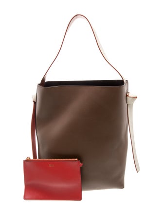 Celine Leather Twisted Cabas