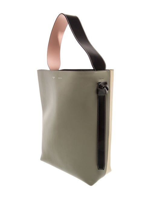 Celine Leather Twisted Cabas