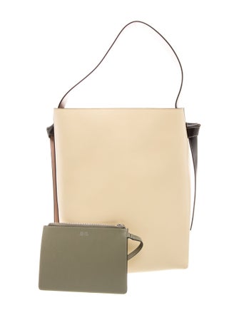 Celine Leather Twisted Cabas