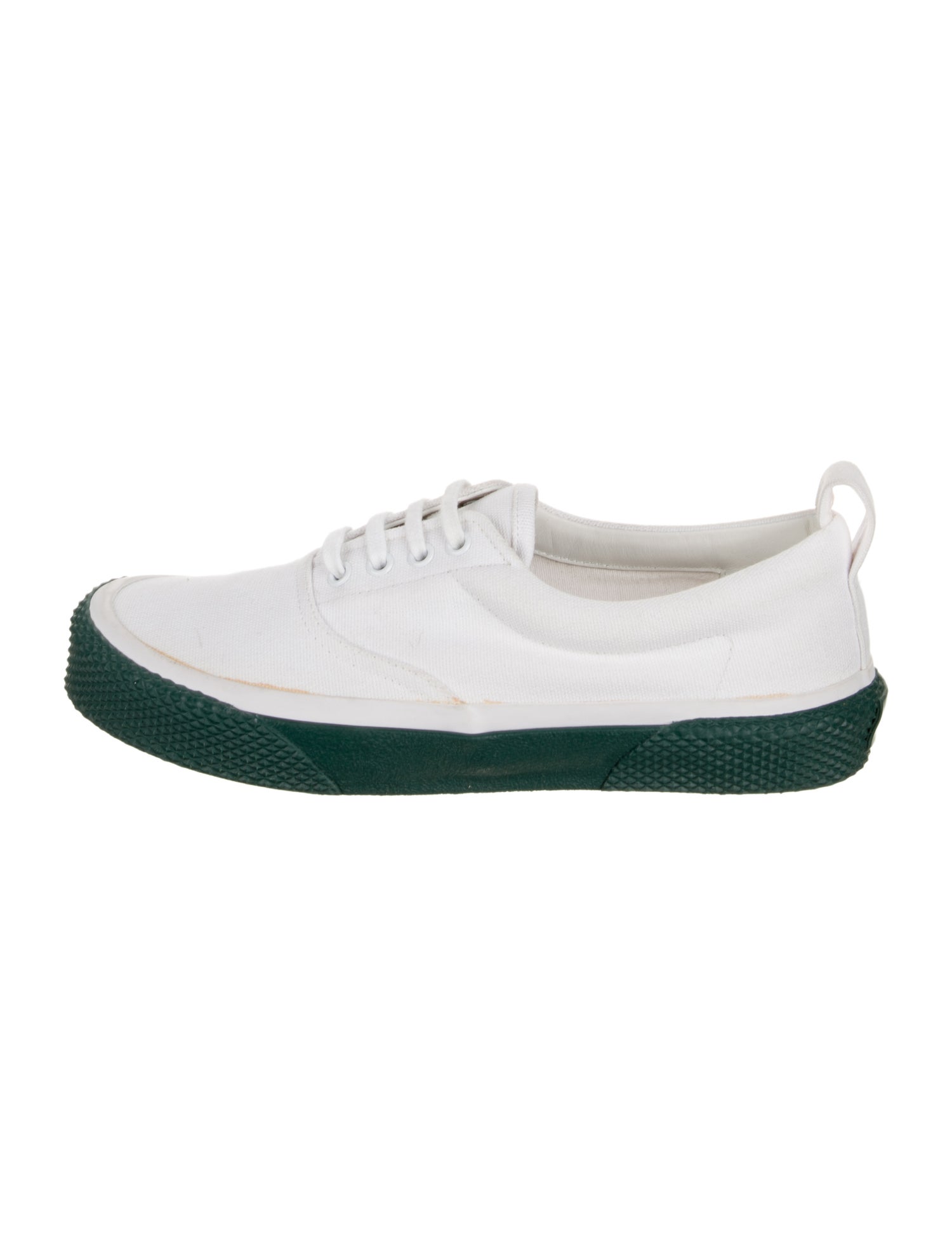 Celine Canvas Colorblock Pattern Sneakers