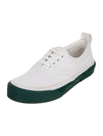 Celine Canvas Colorblock Pattern Sneakers