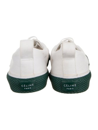 Celine Canvas Colorblock Pattern Sneakers