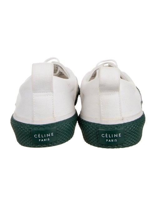 Celine Canvas Colorblock Pattern Sneakers