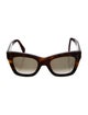 Celine Wayfarer Gradient Sunglasses