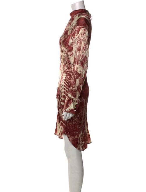 Celine Silk Knee-Length Dress