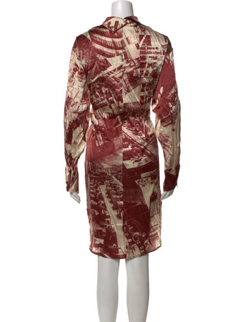 Celine Silk Knee-Length Dress