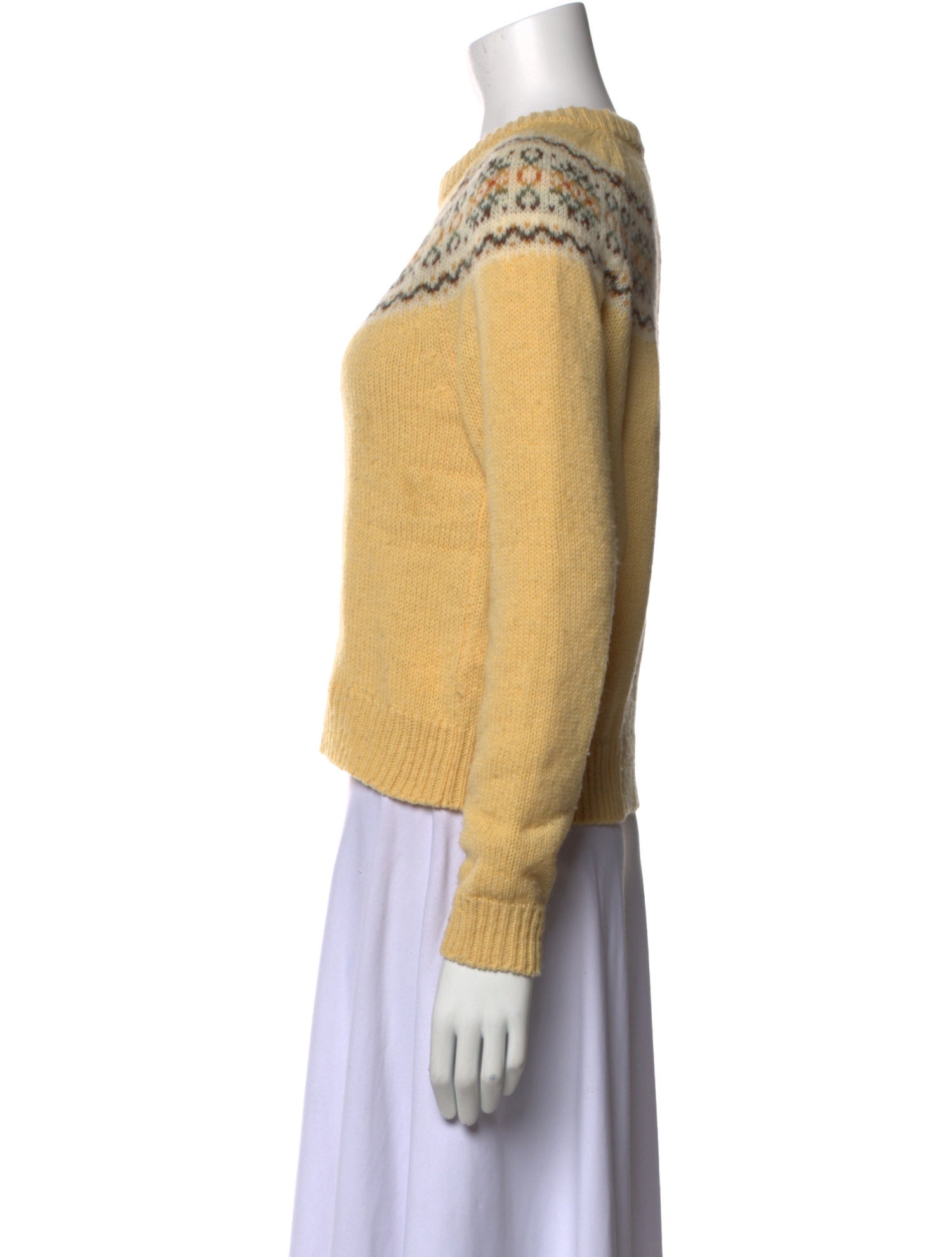 Celine Wool Crew Neck Sweater