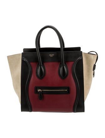 Celine Leather Luggage Mini