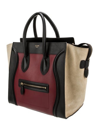Celine Leather Luggage Mini