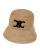 Celine Raffia Embroidered Logo