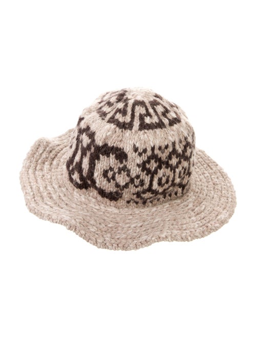 Celine Triomphe Knit Bucket Hat