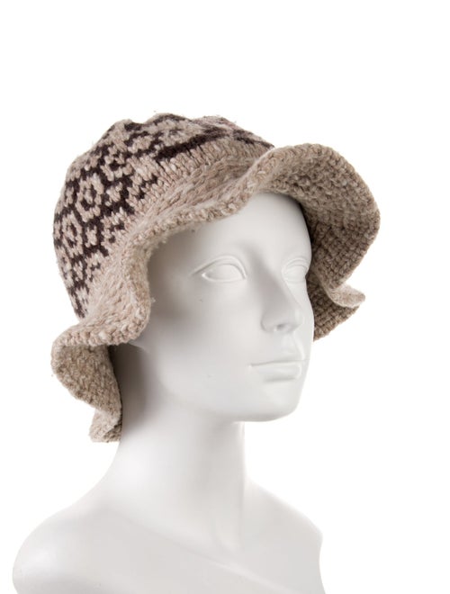 Celine Triomphe Knit Bucket Hat