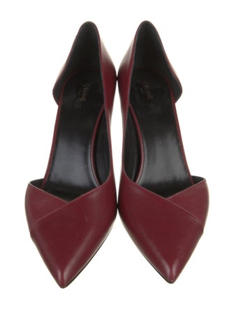 Celine Leather D'Orsay Pumps