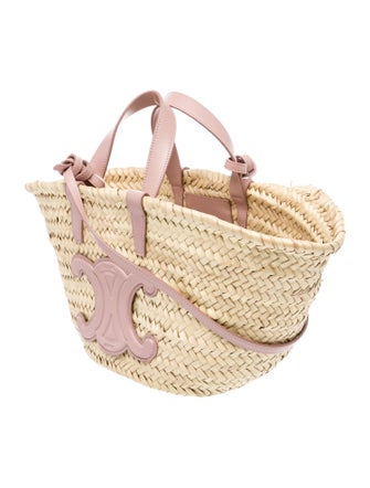 Celine Raffia Classic Panier Teen