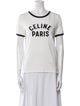 Celine Graphic Print Crew Neck T-Shirt