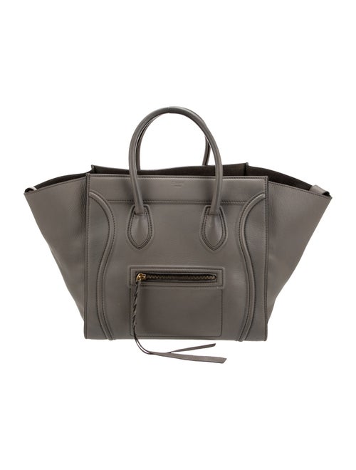 Celine Leather Luggage Phantom Medium