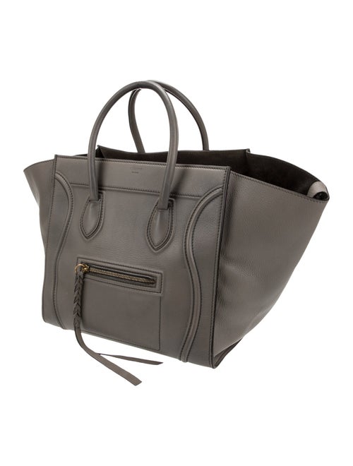 Celine Leather Luggage Phantom Medium