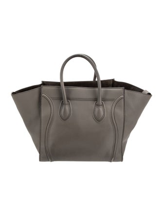 Celine Leather Luggage Phantom Medium