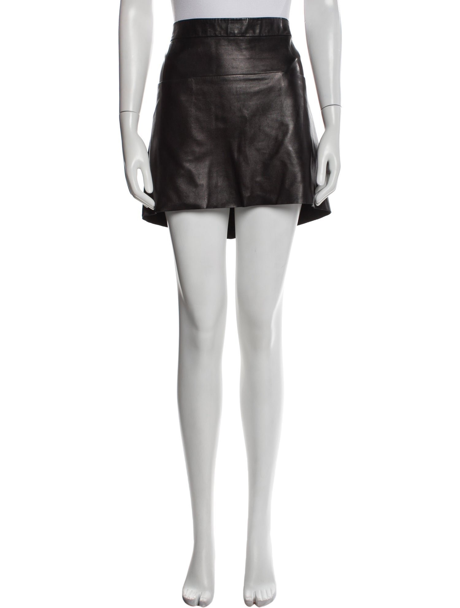 Celine Leather Mini Skirt