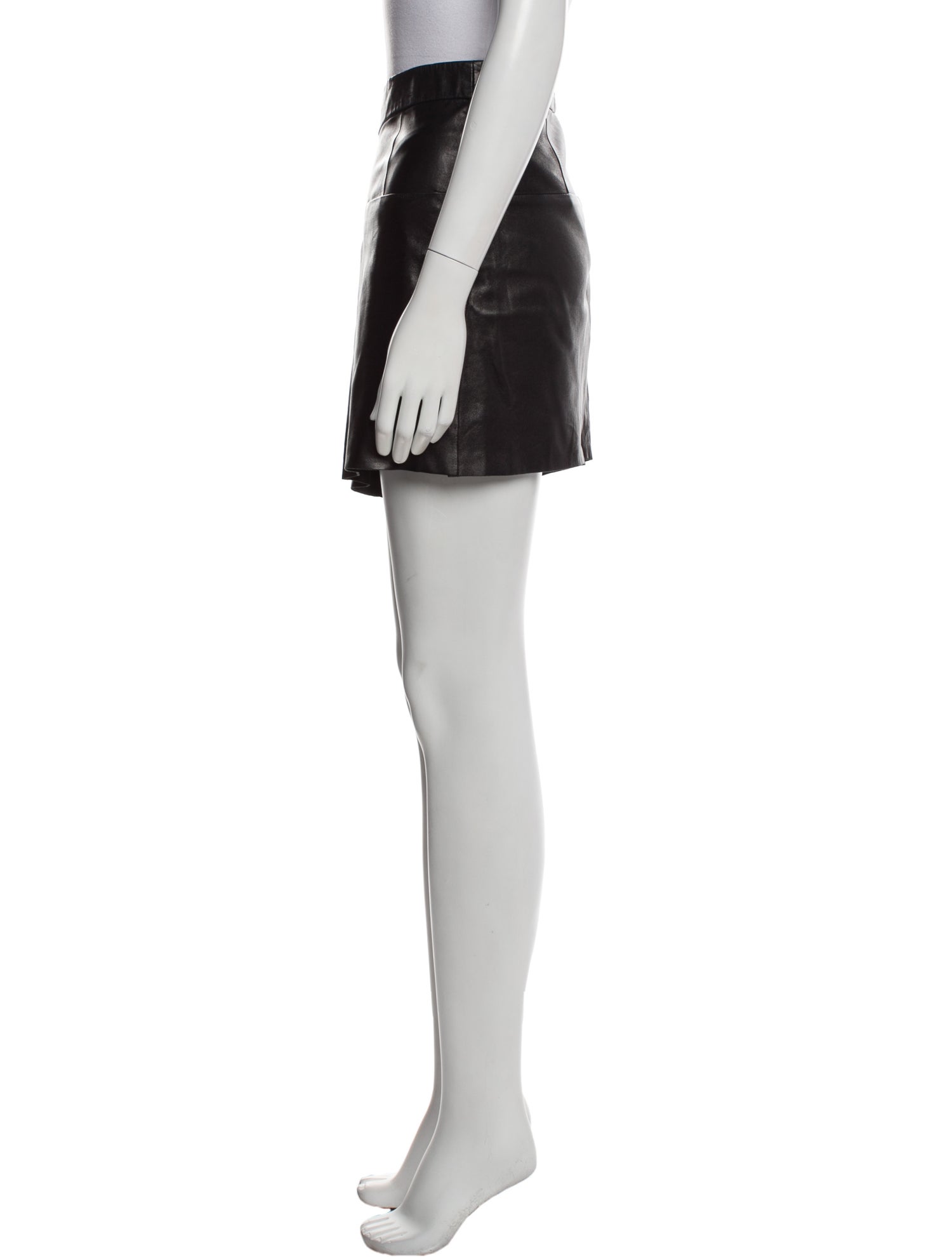Celine Leather Mini Skirt