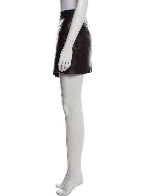 Celine Leather Mini Skirt